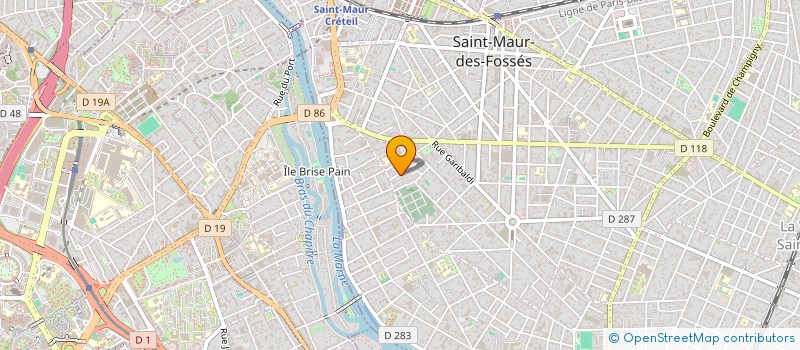 localisation de l'entreprise MONSIEUR VADIM GOBJILA  SAINT-MAUR-DES-FOSSES