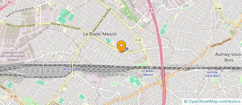 localisation de l'entreprise MONSIEUR VADIM HERTA à LE BLANC MESNIL
