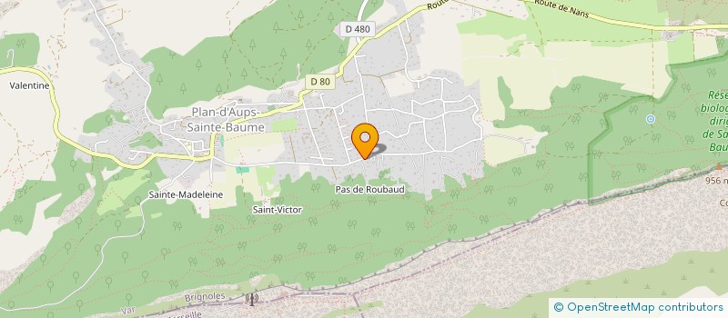 localisation de l'entreprise MONSIEUR VADIM HUC  PLAN-D'AUPS-SAINTE-BAUME