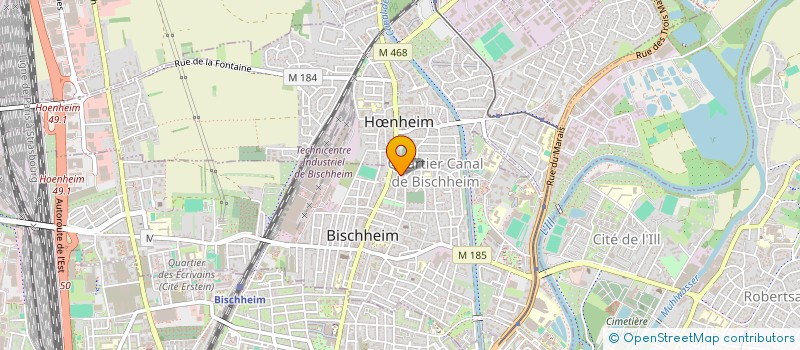 localisation de l'entreprise MONSIEUR VADIM MATIUSHENOK à BISCHHEIM