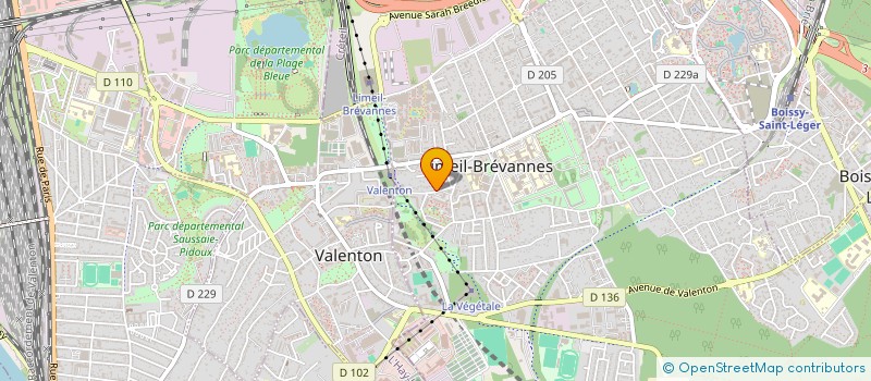 localisation de l'entreprise MONSIEUR VADIM MEAUN  LIMEIL-BREVANNES