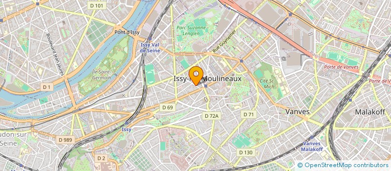 localisation de l'entreprise MONSIEUR VADIM NIAUDET à ISSY-LES-MOULINEAUX