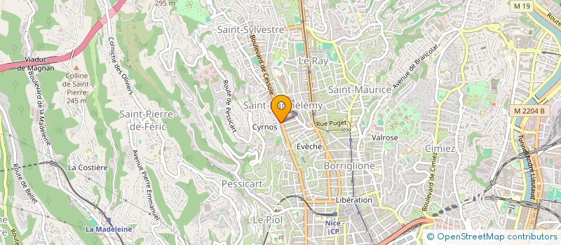 localisation de l'entreprise MONSIEUR VADIM ROBU à NICE