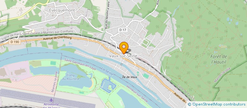 localisation de l'entreprise MONSIEUR VADIM SCHIOPU  VAUX-SUR-SEINE