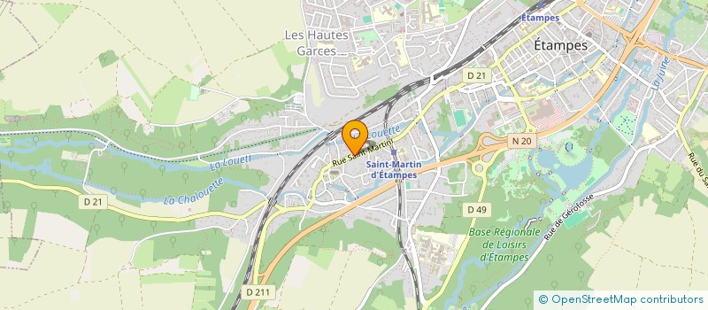 localisation de l'entreprise MONSIEUR VADIM STEPUL à ETAMPES