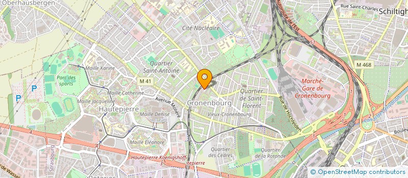 localisation de l'entreprise MONSIEUR VADIM STICI à STRASBOURG