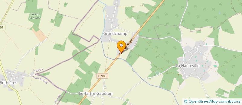 localisation de l'entreprise MONSIEUR VADIM TESLARU  GRANDCHAMP