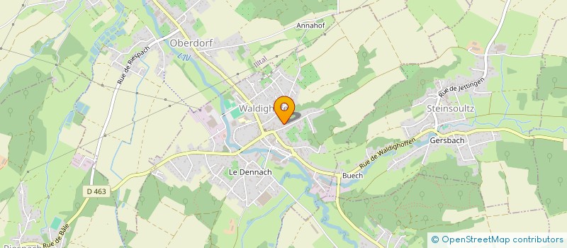 localisation de l'entreprise MONSIEUR VADIMS KUZNECOVS  WALDIGHOFEN