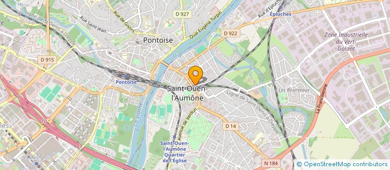 localisation de l'entreprise MONSIEUR VADJAWE KARAMOKO à SAINT-OUEN-L'AUMONE