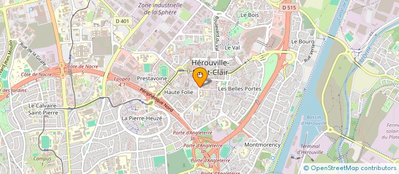 localisation de l'entreprise MONSIEUR VADJIGUIBA DIABY à HEROUVILLE-SAINT-CLAIR
