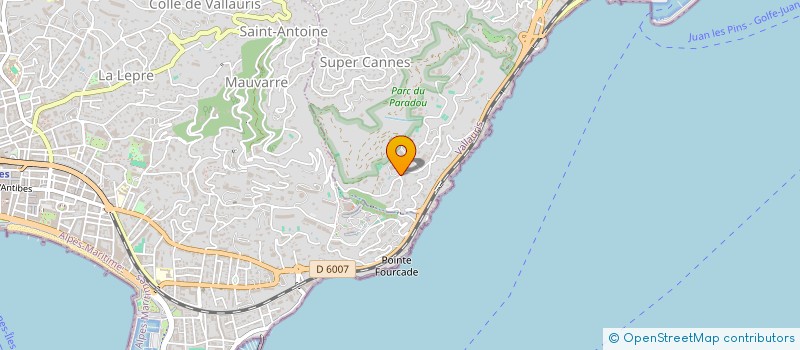 localisation de l'entreprise MONSIEUR VADYM GOPAITSA  VALLAURIS