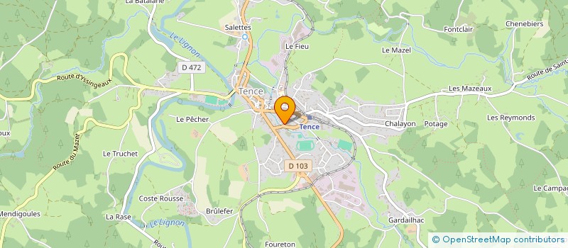 localisation de l'entreprise MONSIEUR VADYM NESTERENKO  TENCE