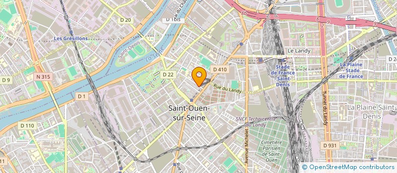 localisation de l'entreprise MONSIEUR VADYM TURKULETS à SAINT-OUEN-SUR-SEINE
