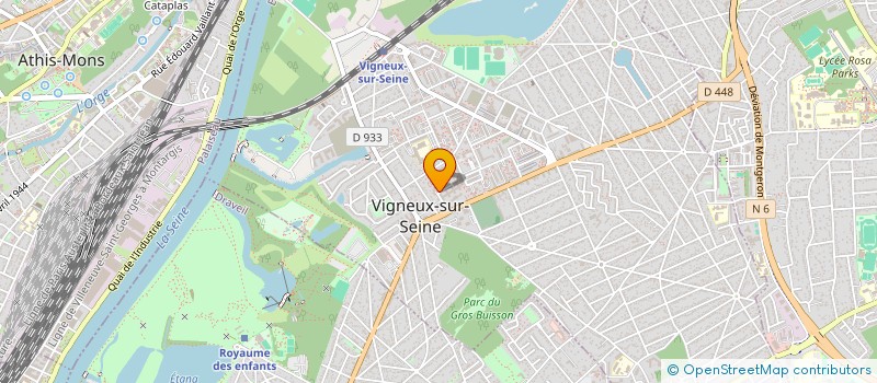 localisation de l'entreprise MONSIEUR VAFY ALY DIOMANDE à VIGNEUX-SUR-SEINE