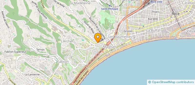 localisation de l'entreprise MONSIEUR VAGRIC ARUCHANIAN  NICE