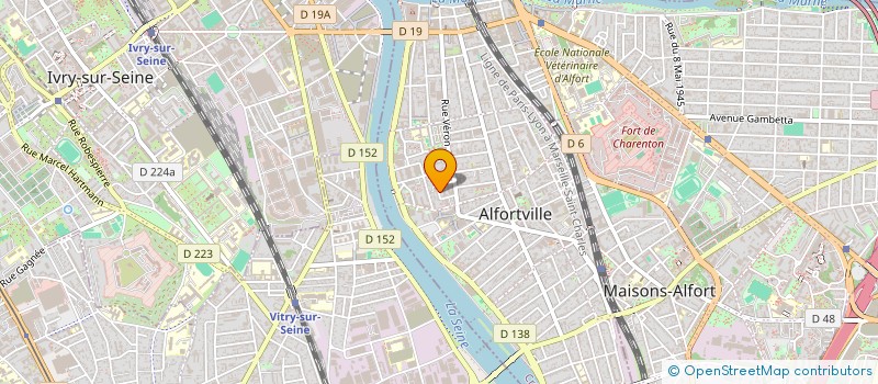 localisation de l'entreprise MONSIEUR VAHAGN ANDREASSIAN à ALFORTVILLE