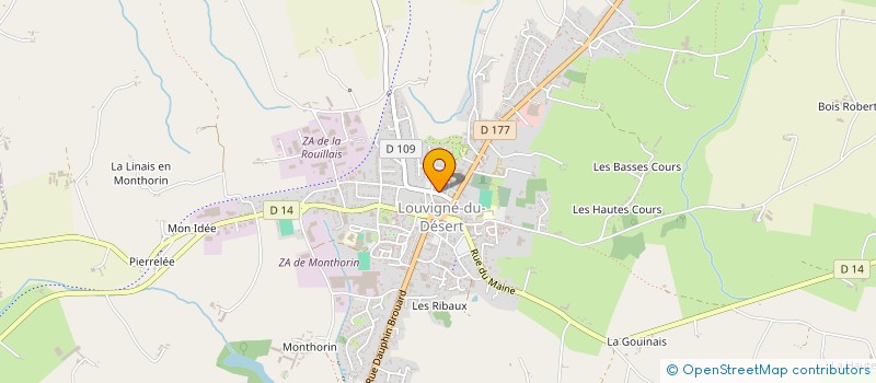 localisation de l'entreprise MONSIEUR VAHAN GRIGORYAN  LOUVIGNE-DU-DESERT