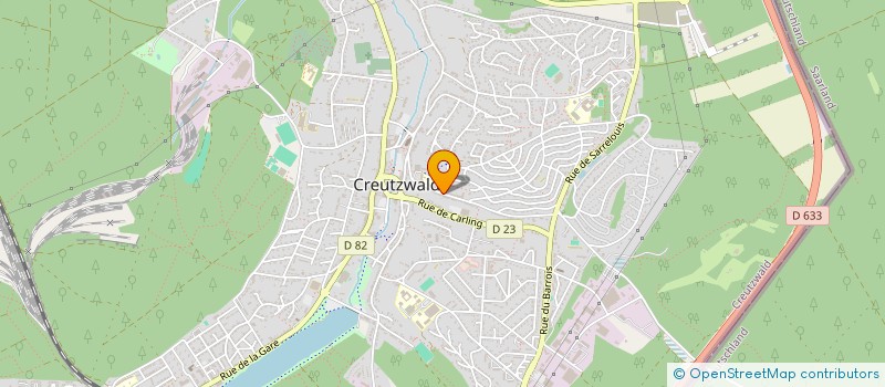 localisation de l'entreprise MONSIEUR VAHDETTIN BILICI  CREUTZWALD