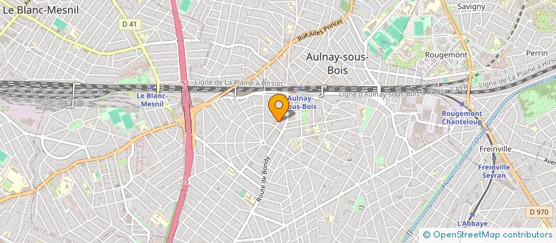 localisation de l'entreprise MONSIEUR VAHE GRIGORIAN à AULNAY-SOUS-BOIS