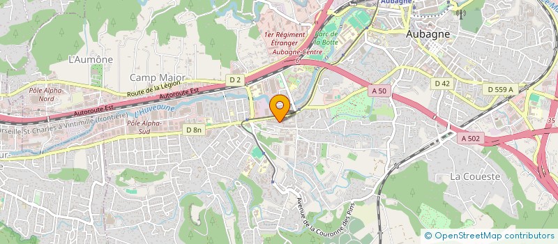 localisation de l'entreprise MONSIEUR VAHE MKHITARYAN  AUBAGNE