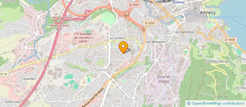 localisation de l'entreprise MONSIEUR VAHID VAHAEVITCH OUMAROV à ANNECY
