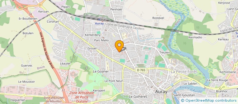 localisation de l'entreprise MONSIEUR VAHIT AKTAS à AURAY