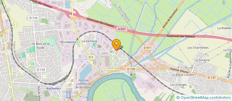 localisation de l'entreprise MONSIEUR VAHYETTIN APAK  ROCHEFORT