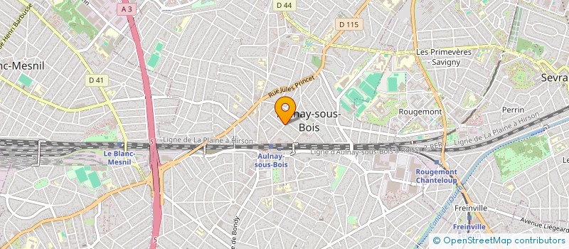 localisation de l'entreprise MONSIEUR VAIANUI IRO à AULNAY SOUS BOIS