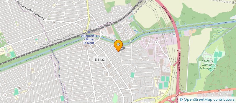 localisation de l'entreprise MONSIEUR VAIARII MIHIMANA  VILLEPARISIS