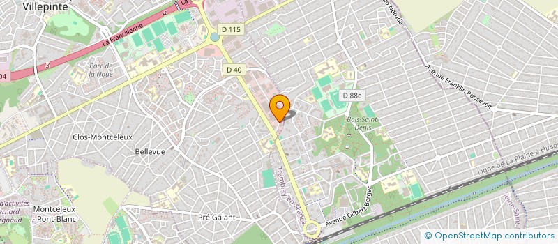 localisation de l'entreprise MONSIEUR VAKABA BAMBA  VILLEPINTE