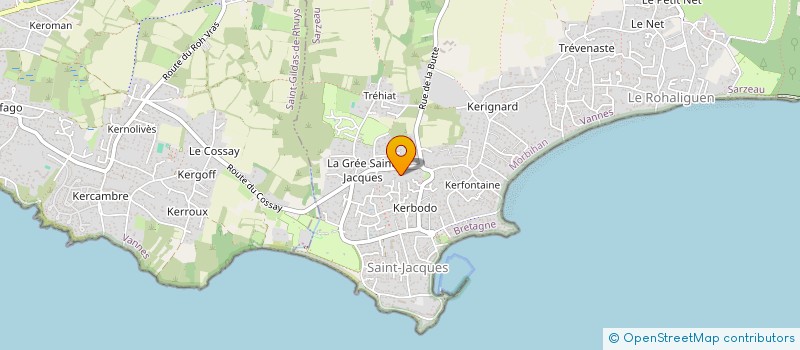 localisation de l'entreprise MONSIEUR VAKANDJE KARAMOKO  SARZEAU