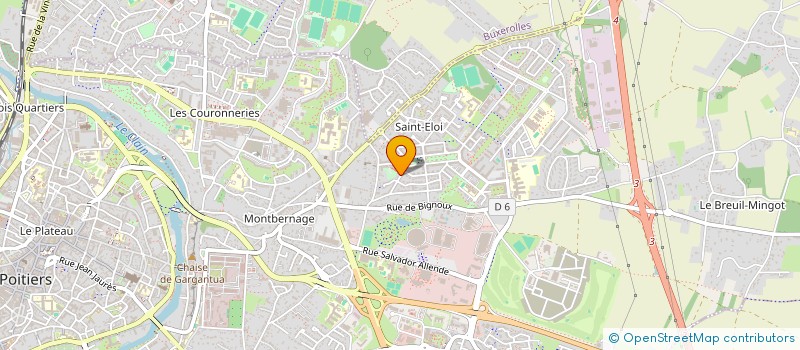 localisation de l'entreprise MONSIEUR VAKHTANG BERUASHVILI  POITIERS