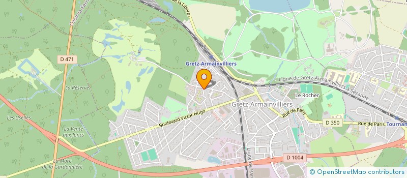 localisation de l'entreprise MONSIEUR VALDECI ALVES DE ARAUJO  GRETZ-ARMAINVILLIERS