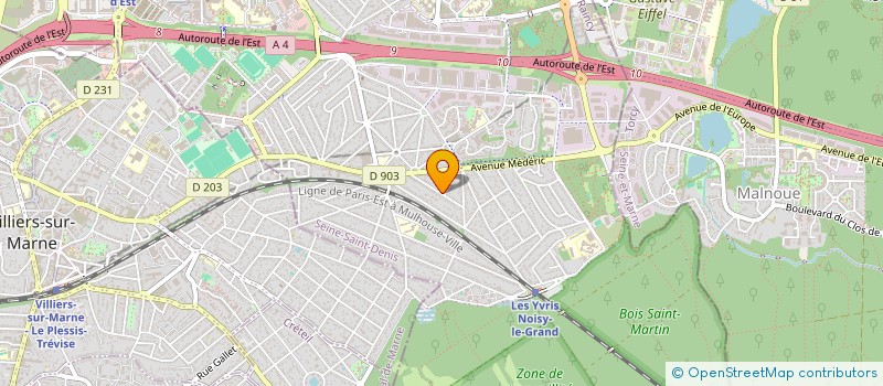 localisation de l'entreprise MONSIEUR VALDECI RODRIGUES DE SOUZA  NOISY-LE-GRAND