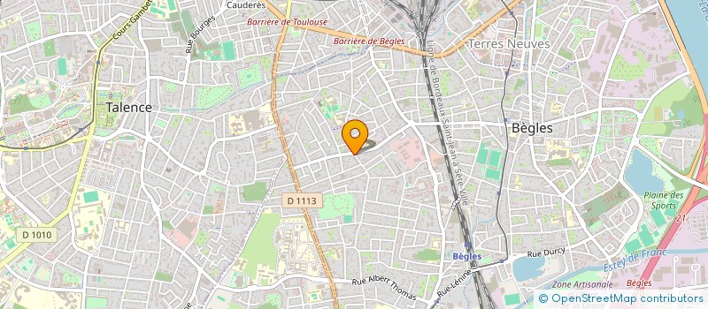 localisation de l'entreprise MONSIEUR VALDEMAR DA SILVA MIRANDA RIBEIRO à BEGLES
