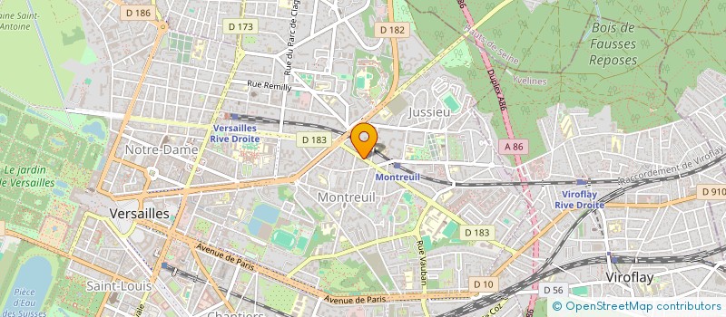 localisation de l'entreprise MONSIEUR VALDEMAR RAMOS PESTANA à VERSAILLES