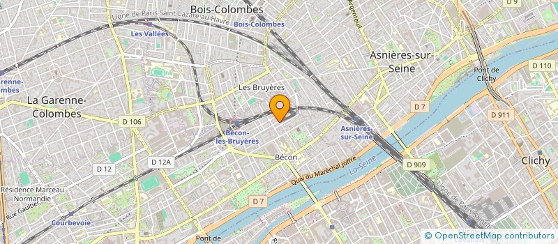 localisation de l'entreprise MONSIEUR VALDEMAR TOLENTINO  COURBEVOIE