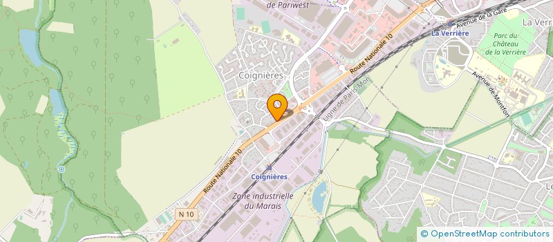 localisation de l'entreprise MONSIEUR VALDINEY RODRIGUES DE SENA  COIGNIERES