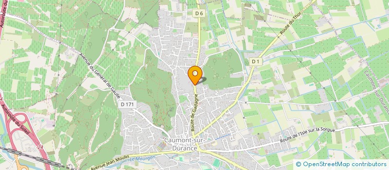 localisation de l'entreprise MONSIEUR VALDINO BOT VALDINO  CAUMONT-SUR-DURANCE