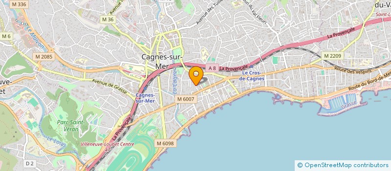 localisation de l'entreprise MONSIEUR VALDRIN BACAJ à CAGNES-SUR-MER
