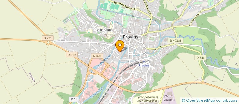 localisation de l'entreprise MONSIEUR VALENITN DECROUX  PROVINS