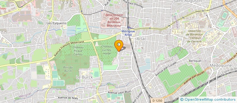 localisation de l'entreprise MONSIEUR VALENTIN ABRANTES  MERIGNAC