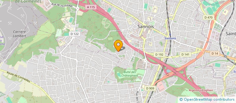 localisation de l'entreprise MONSIEUR VALENTIN ADLY  SANNOIS