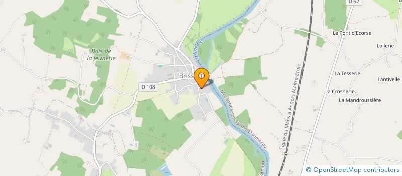 localisation de l'entreprise MONSIEUR VALENTIN ALBERT  LES HAUTS-D'ANJOU