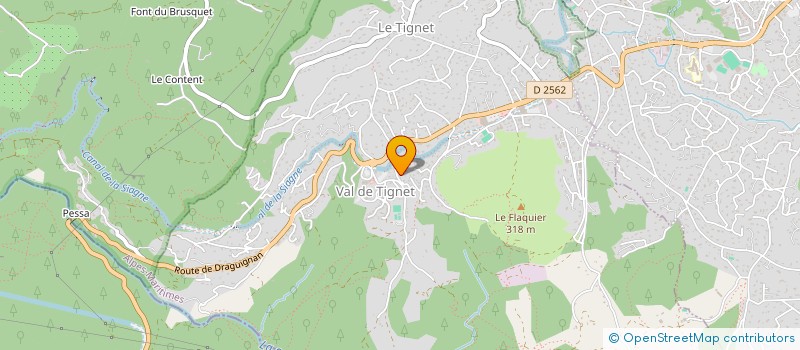 localisation de l'entreprise MONSIEUR VALENTIN ALLARD à LE TIGNET