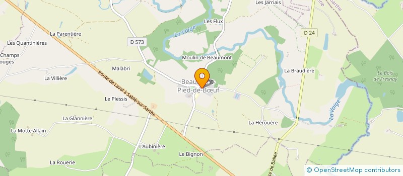 localisation de l'entreprise MONSIEUR VALENTIN ALVAREZ  BEAUMONT-PIED-DE-BUF