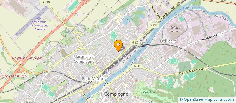 localisation de l'entreprise MONSIEUR VALENTIN ANCELIN  MARGNY-LES-COMPIEGNE