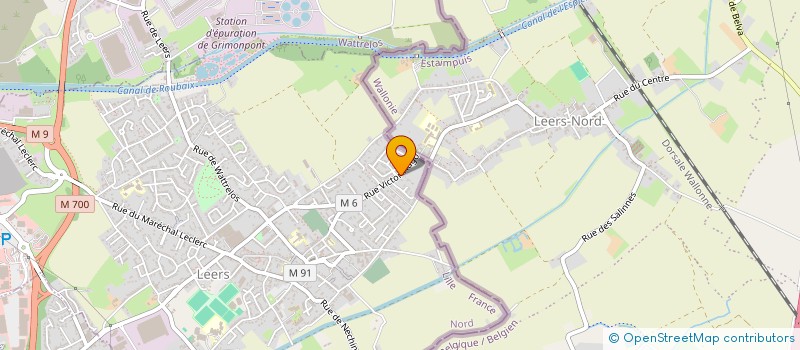 localisation de l'entreprise MONSIEUR VALENTIN ANDRIES  LEERS