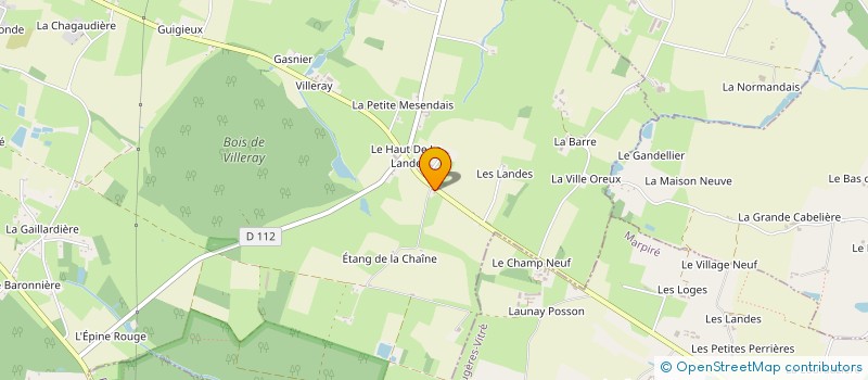 localisation de l'entreprise MONSIEUR VALENTIN ANGER  LA BOUEXIERE