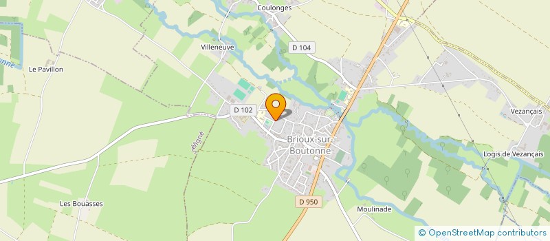 localisation de l'entreprise MONSIEUR VALENTIN ARNAULT  BRIOUX-SUR-BOUTONNE